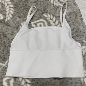 NEW infinity, Andy, square neck seamless, white extra small small